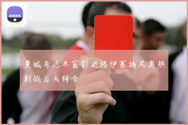 曼城考虑冬窗引进格伊塞梅尼奥热刺战后或转会